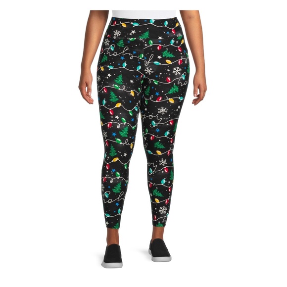 Terra and Sky Women’s Plus Size String Lights Leggings Size 1X (16W-18W) NEW - Picture 3 of 10